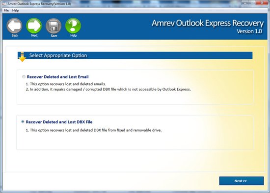 Recover outlook express email