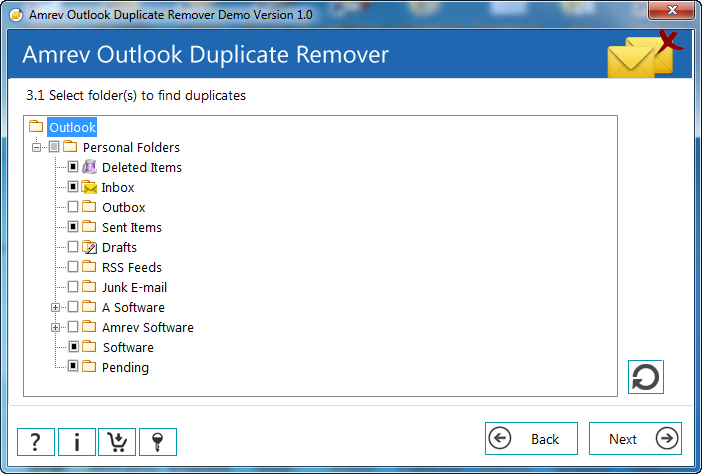 Amrev Outlook Duplicate Remover Software