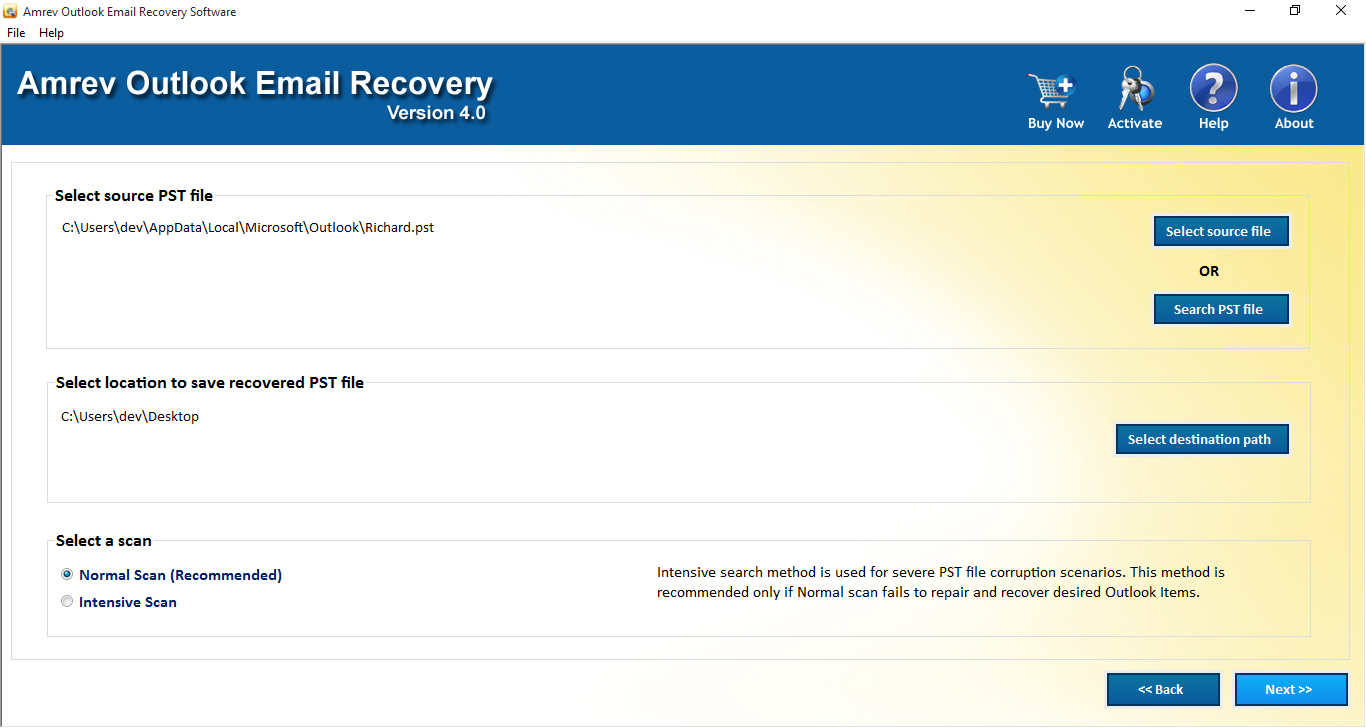 recover lost outlook contacts