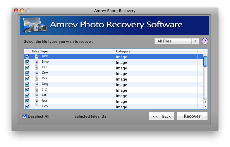 how to Recover Lost RAW Image from Digital Camera on Mac
